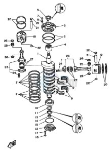 L150A drawing CRANKSHAFT--PISTON