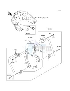 VERSYS_1000 KLZ1000ACF FR GB XX (EU ME A(FRICA) drawing Accessory(Engine Guard)