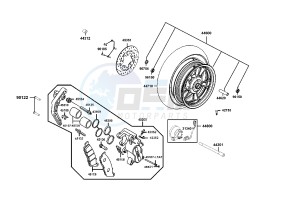 G-DINK 50 Netherlands drawing Front Wheel