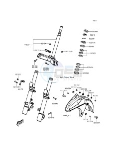 J300 SC300AEFA XX (EU ME A(FRICA) drawing Front Fender(s)