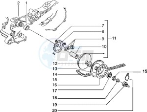 NRG 50 MC3 drawing Driving pulley