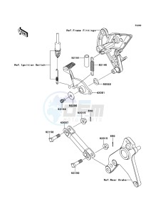 Z1000 ZR1000DBF FR GB XX (EU ME A(FRICA) drawing Brake Pedal