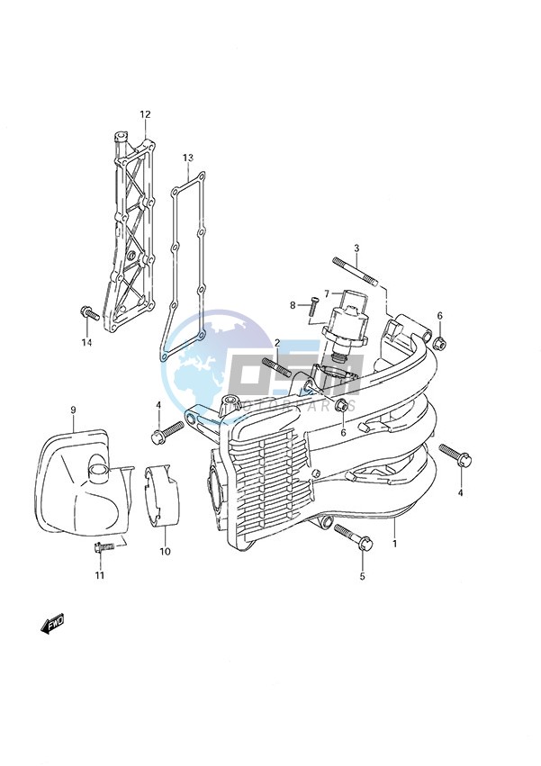 Intake Manifold/Silencer/Exhaust Cover