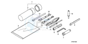 TRX420FEA Australia - (U / 4WD) drawing TOOLS