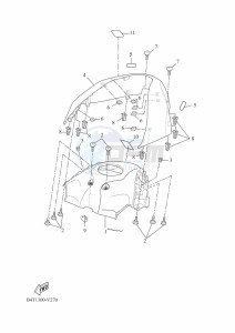 TRACER 7 MTT690 (B4T2) drawing FUEL TANK 2