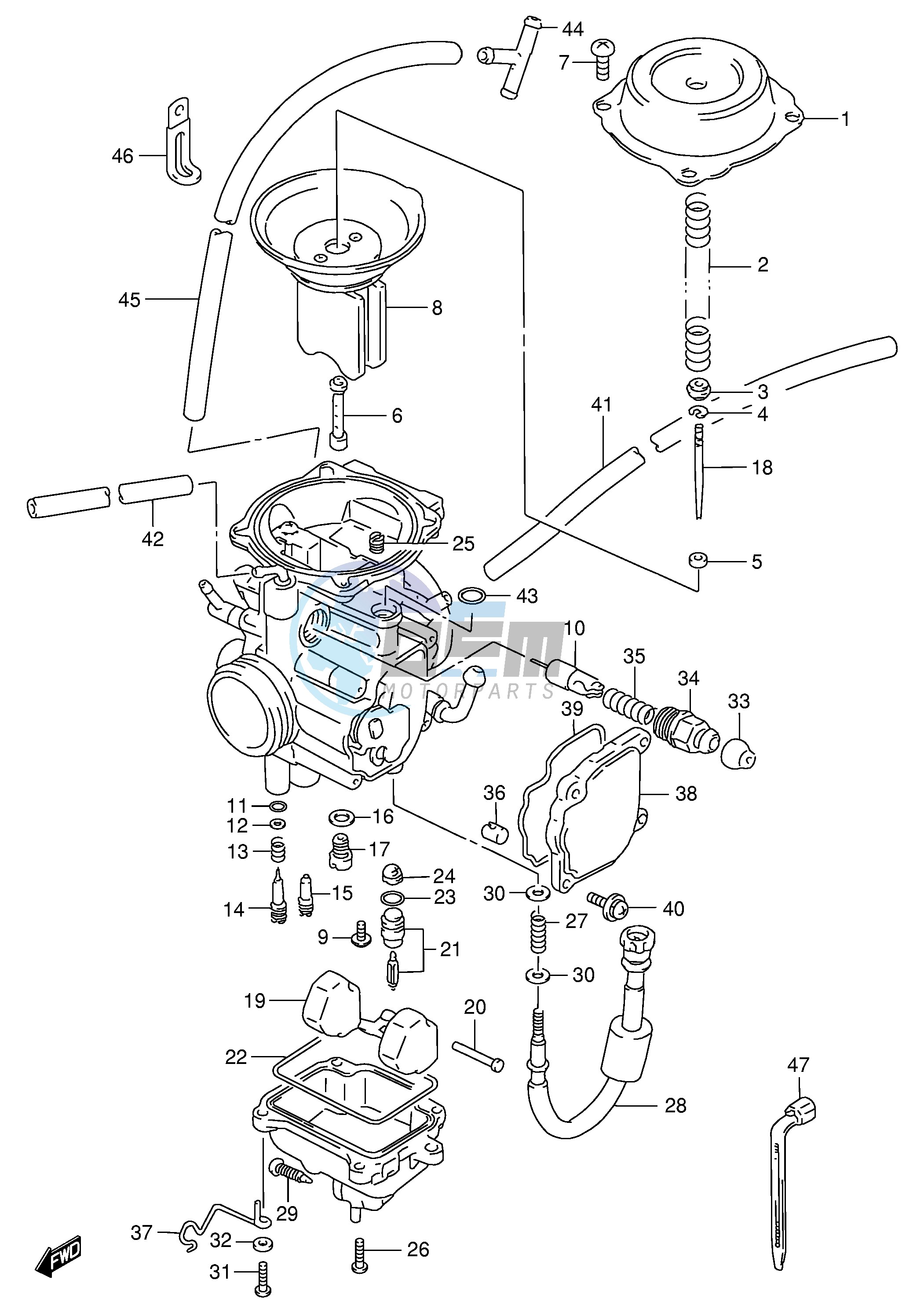 CARBURETOR (MODEL X)