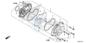 NC750XAE NC750XA Europe Direct - (ED) drawing WATER PUMP