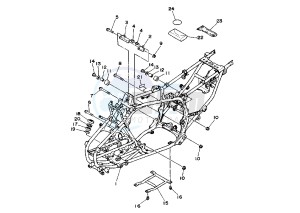 ATV 350 drawing FRAME