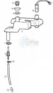 ATLANTIS BULLET - 50 cc VTHAL1AE2 Euro 2 2T AC ESP drawing Oil tank (Positions)