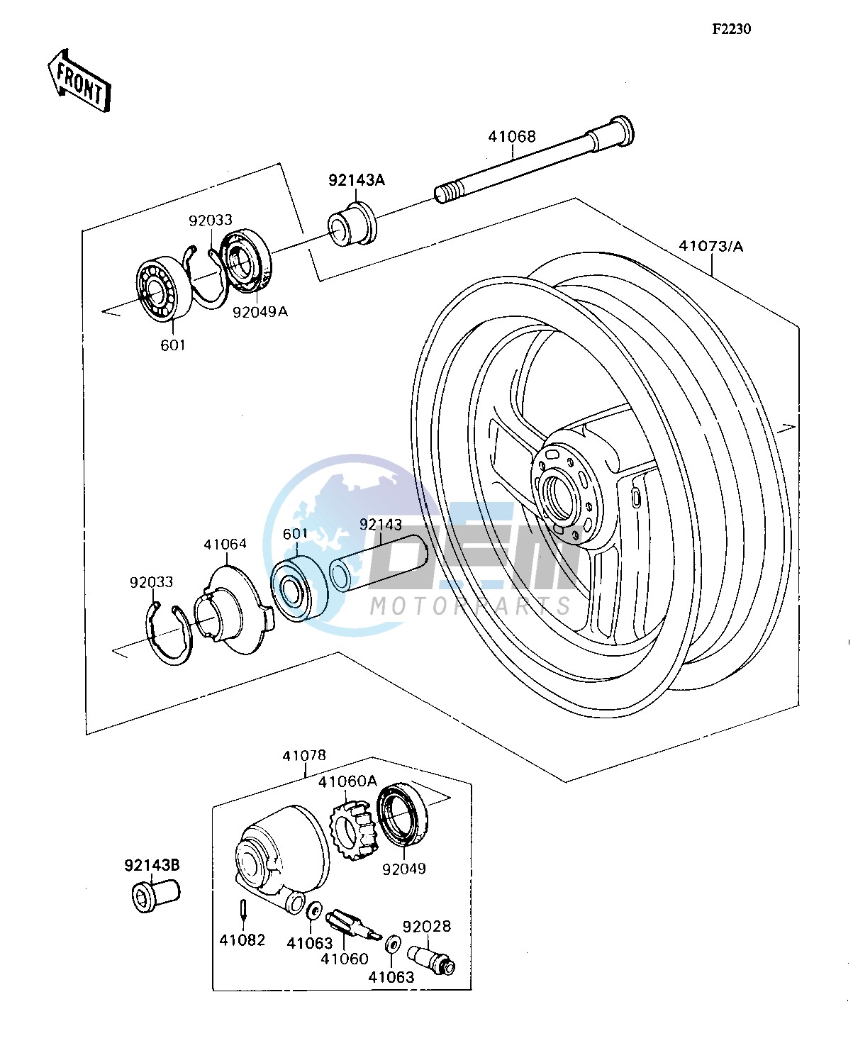 FRONT HUB