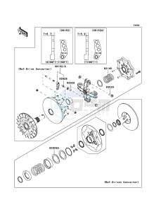 KVF360 4x4 KVF360A7F EU GB drawing Optional Parts(Converter)