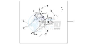 XL700VA drawing PANNIER STAY