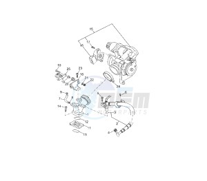 YP R X-MAX ABS 125 drawing THROTTLE BODY