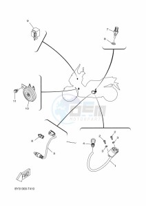 YP125R-DA XMAX 125 TECH MAX (BGU3) drawing FLASHER LIGHT