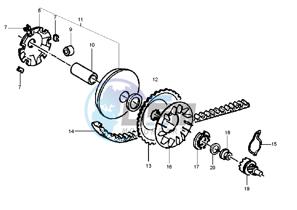 Driving pulley