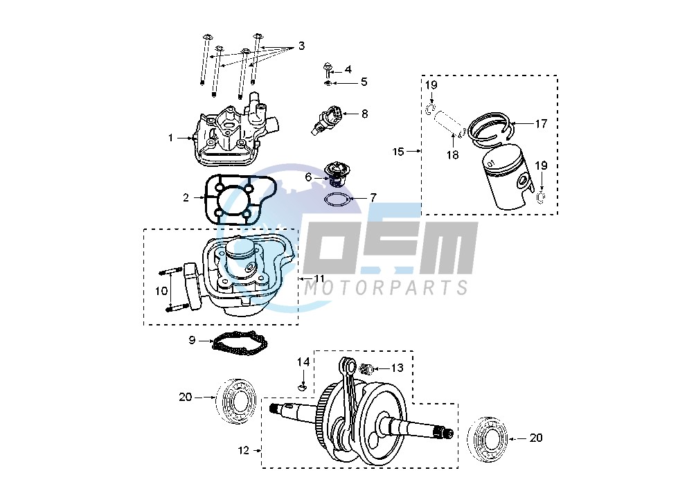 CRANKSHAFT-CYLINDER