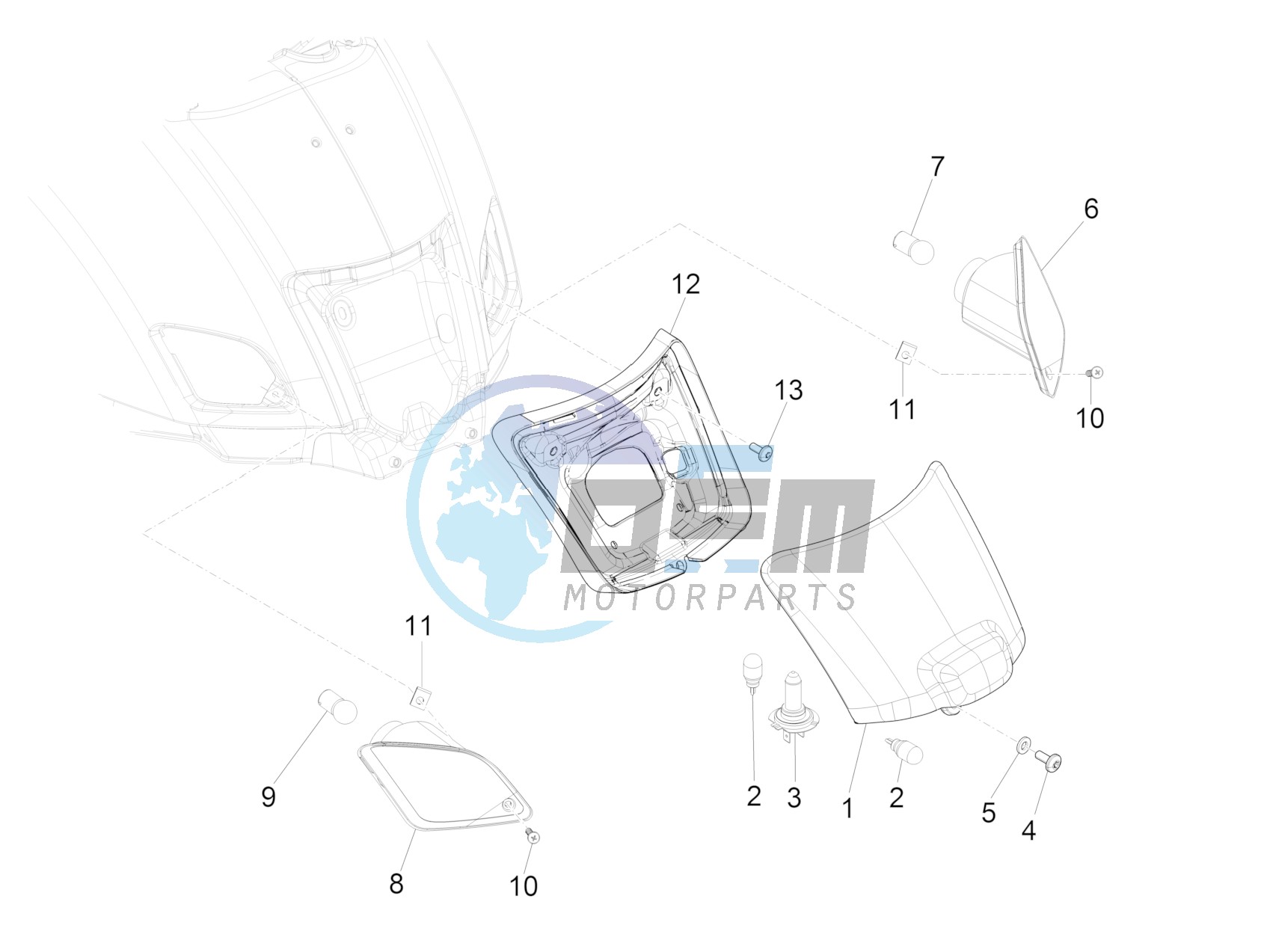 Rear headlamps - Turn signal lamps