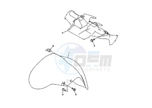 YP MAJESTY DX 250 drawing FENDER