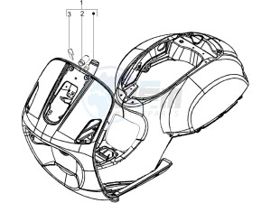 LX 50 2T 25 Kmh NL drawing Frame - bodywork