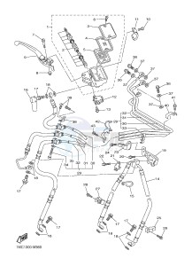 FJR1300A FJR1300A ABS (1MCG 1MCH) drawing FRONT MASTER CYLINDER