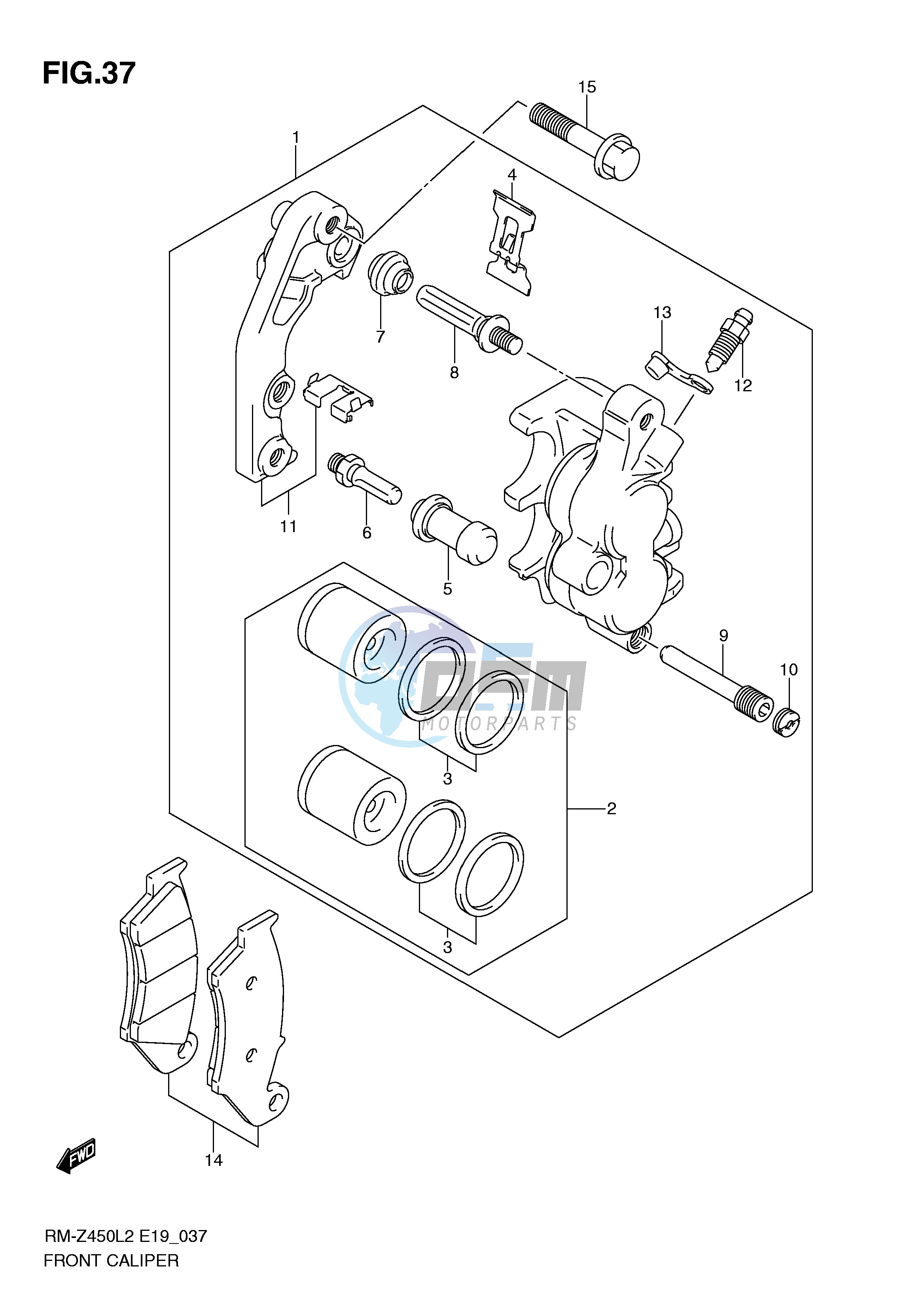 FRONT CALIPER