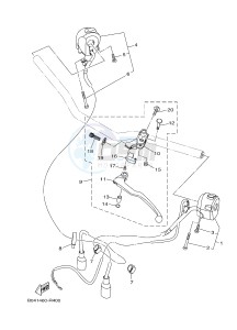 MTN250 MTN-250 MT-250 (B046) drawing HANDLE SWITCH & LEVER