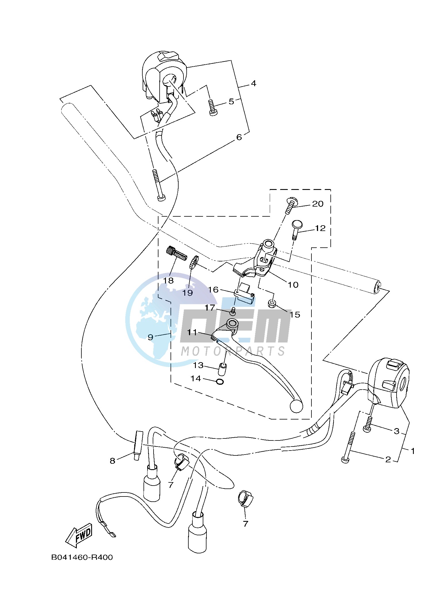 HANDLE SWITCH & LEVER