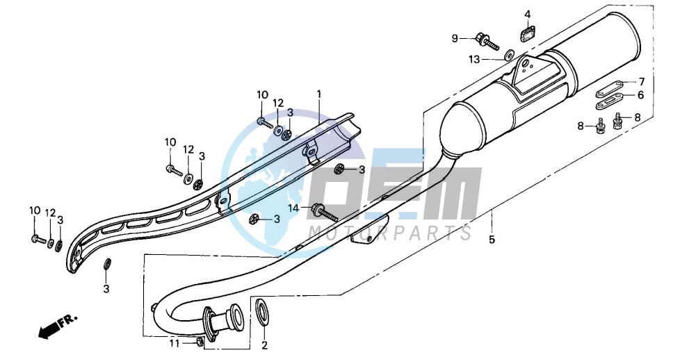 EXHAUST MUFFLER