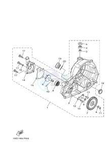 MTN-320-A MT-03 (B082 B083) drawing WATER PUMP