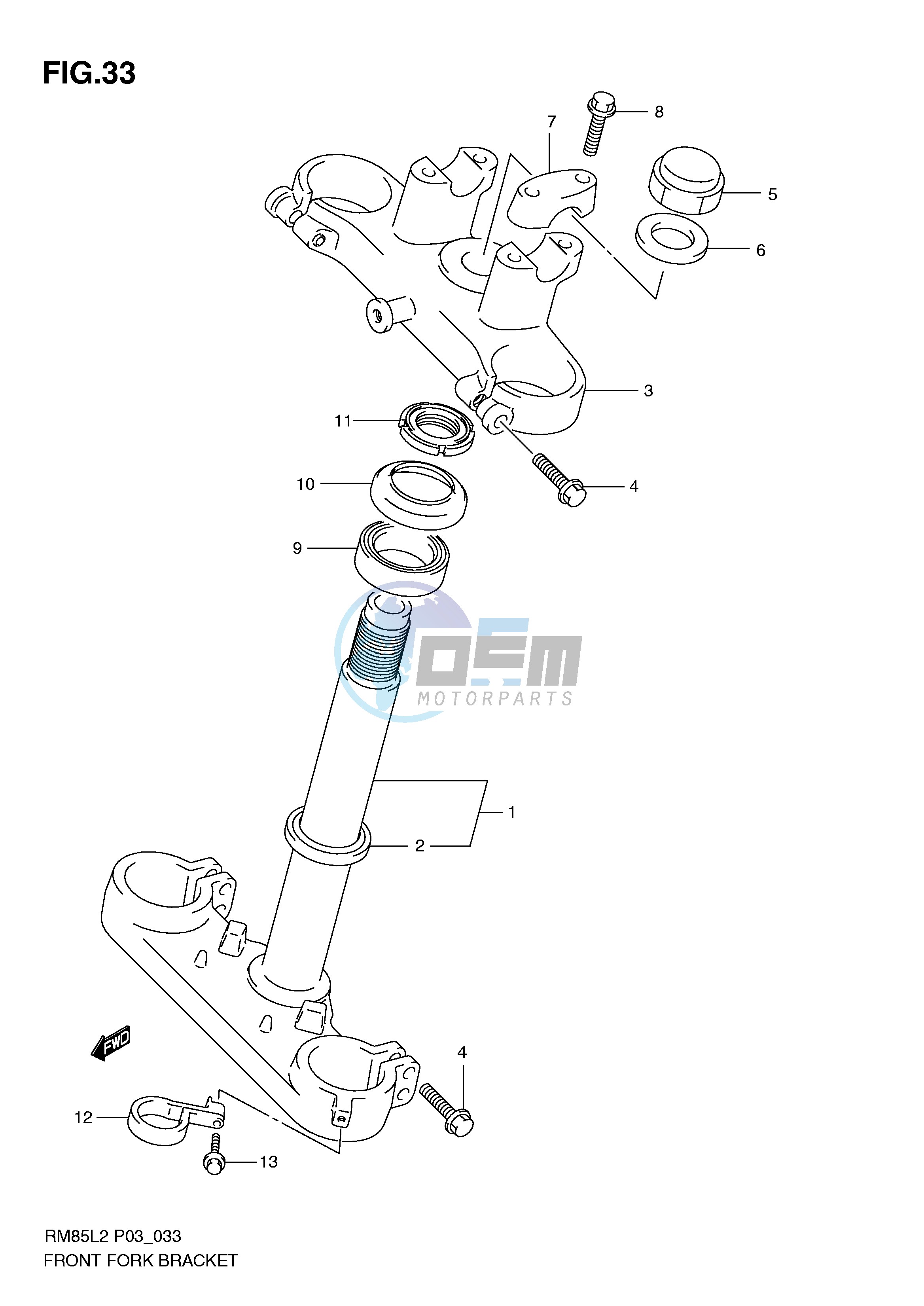 FRONT FORK BRACKET