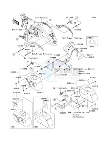 VN 2000 J [VULCAN 2000 CLASSIC LT] (8F-9F) 0J9F drawing SADDLEBAGS