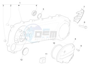 Sprint 50 2T (EMEA) drawing Crankcase cover - Crankcase cooling