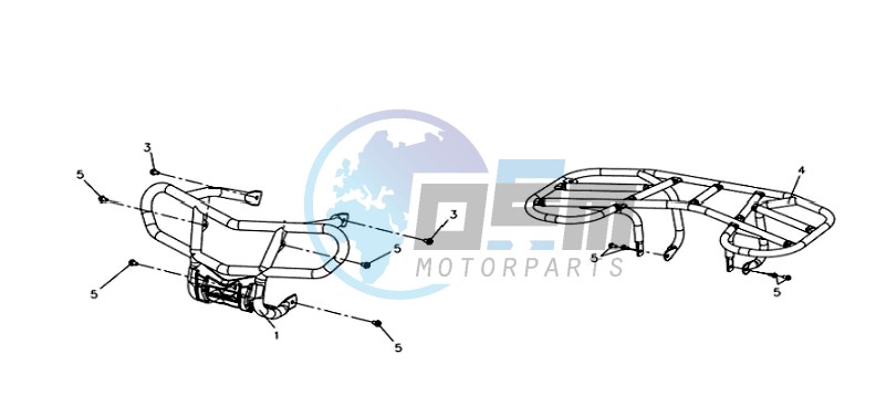 REAR LUGGAGE FRAME / FRONT LUGGAGE FRAME