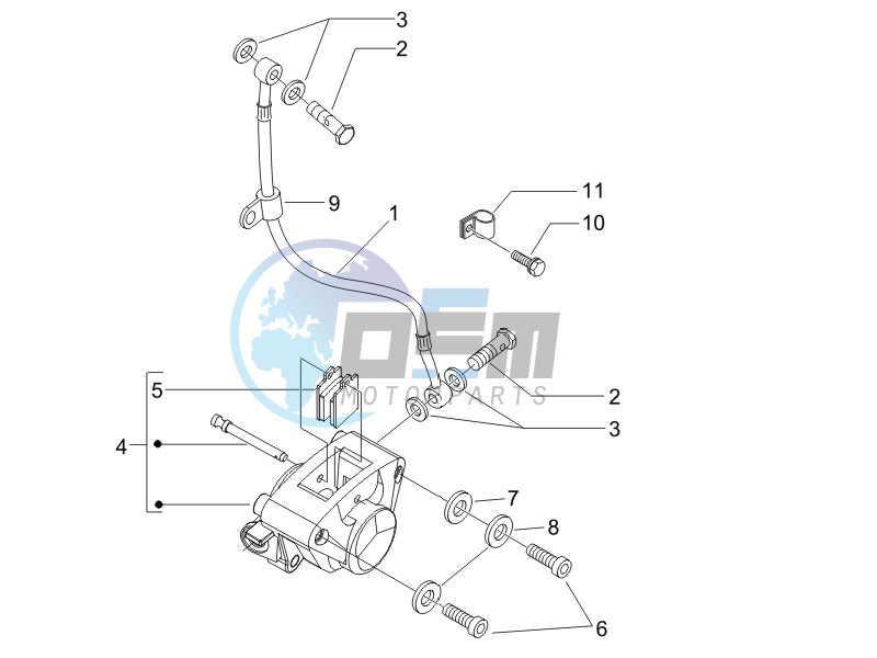 Brakes pipes - Calipers