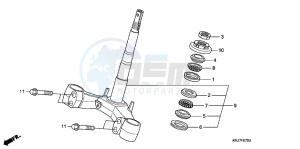 FES125AB S Wing E drawing STEERING STEM