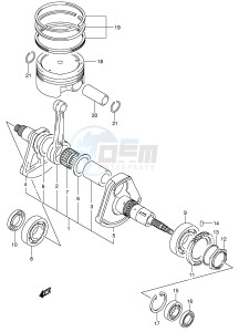 LT-A700X (E17) drawing CRANKSHAFT