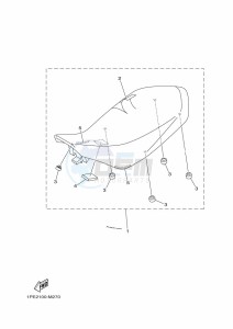 YFM700R (BCXR) drawing SEAT