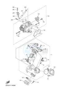 XVS950CU XV950R XV950 R-SPEC (2DX7) drawing INTAKE 1