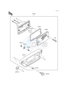 KVF 400 B [PRAIRIE 400] (B1) [PRAIRIE 400] drawing TAILLIGHT-- S- -