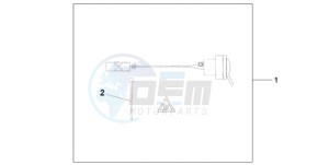 NT700VA Europe Direct - (ED) drawing 12V DC SOCKET