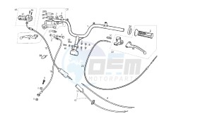 ATLANTIS - 50 CC VTHAL4AE2 2T drawing HANDLEBAR - CONTROLS