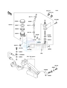 ER-6f EX650A7F GB XX (EU ME A(FRICA) drawing Rear Master Cylinder