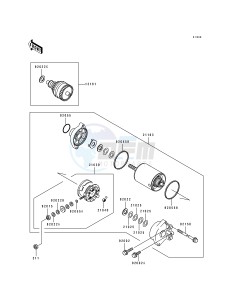 JT 750 A [ST] (A1-A2) [ST] drawing STARTER MOTOR