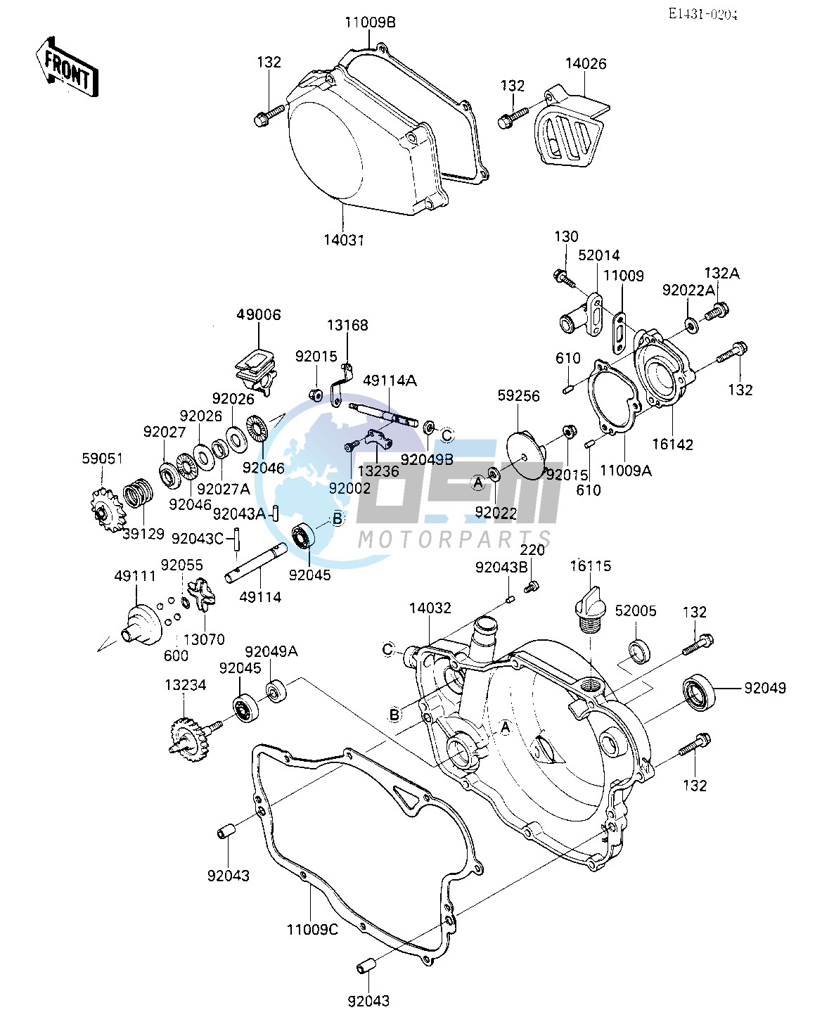 ENGINE COVERS_WATER PUMP