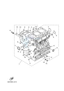 EDL13000STE 1647 (Q9CH) drawing CRANKCASE