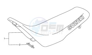 RMX250 (E1) drawing SEAT