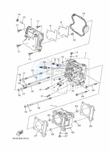 YP125RA XMAX 125 ABS (B9Y4) drawing STEERING