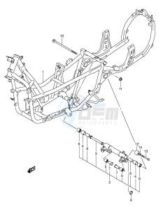 AN400 (E2) Burgman drawing FRAME