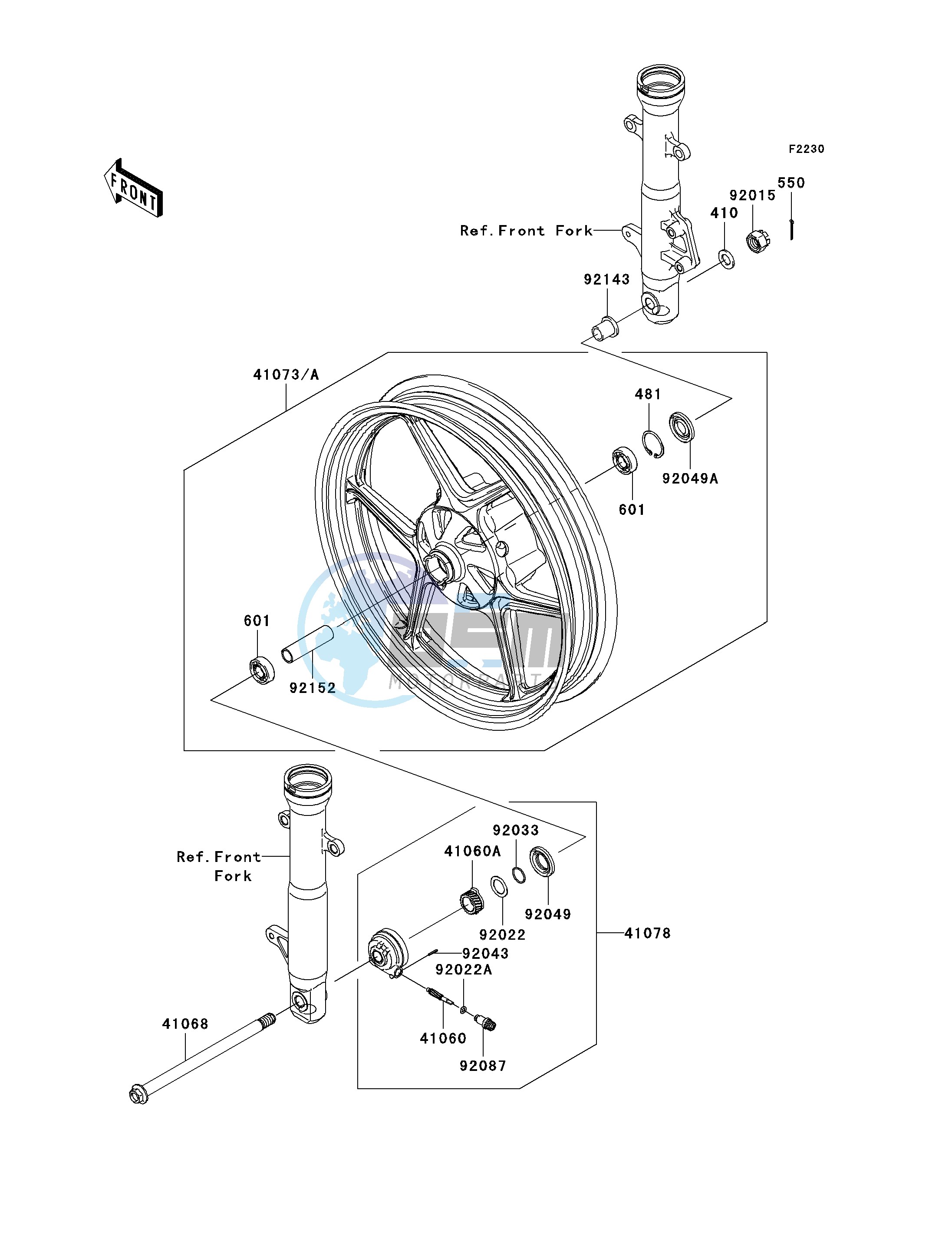 FRONT WHEEL