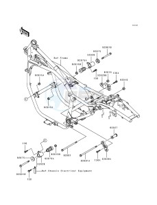 ZL 600 B [ELIMINATOR 600] (B2-B3) [ELIMINATOR 600] drawing FRAME FITTINGS